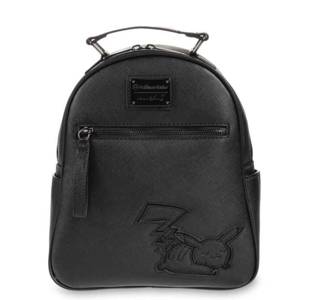 Loungefly Pokemon Pikachu Mini Backpack Black NWT